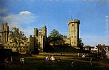 The Eastern Facade Of Warwick Castle by Canaletto